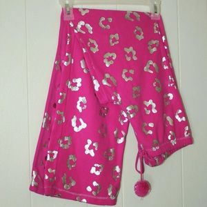 Candie’s Lounge Pants with Pom Pom Drawstring NWOT